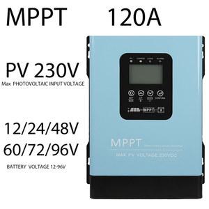LCD 충전기 GEL LIFEPO4 시스템용 패널 MPPT 60 디스플레이 AGM 30 FLD 태양광 PV230V 오프 그리드 배터리 120A 컨트롤러 세트