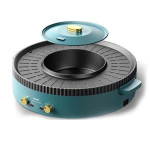 가정용 무연 전기 바베큐 불 보일러 기계 다기능 냄비 통합 220V 1700W
