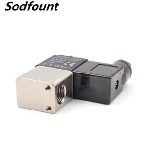 2V025-06 AC 포트 웨이 1/8 BSP 평상시 닫힘 공기 물 오일 솔레노이드 밸브 Led