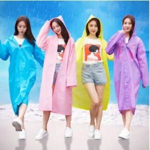 우의 다회용 추천 여성 컬러 꾸안꾸 레인코트 (WFHPNW4)