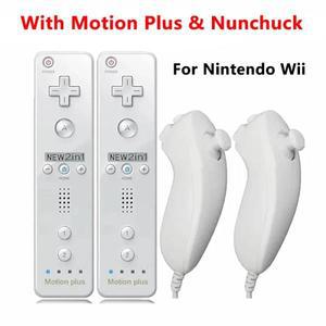 Nintendo Wii 및 U용 Nunchuk용 실리콘 케이스 교체 기능이 있는 Motion Plus용 새 리모컨