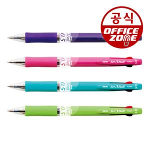 자바 제트3볼 멀티펜 0.5 3색 유성펜 볼펜