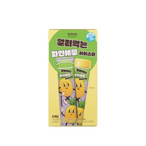 노브랜드 얼려먹는 파인애플 아이스바 85ml*6