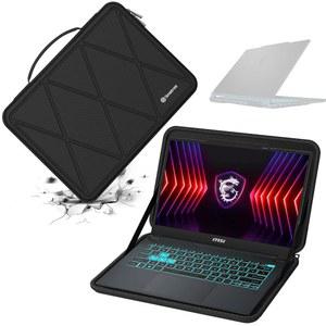 14인치 MSI 사이보그 14 A13Ux/A13Vx, 크리에이터 M14 A13V, 모던 14H D13M, 슬림 및 충격 방지 노트북 가방(X8258)에 호환되는 Smatree 하드 EVA 보호 슬리브 케이스