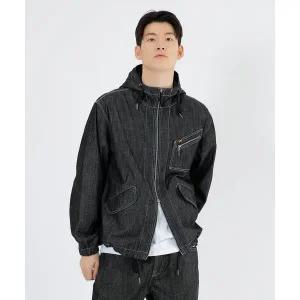 LEE 91B 후드 집업 점퍼 블랙 LE2301JK05BK 150922
