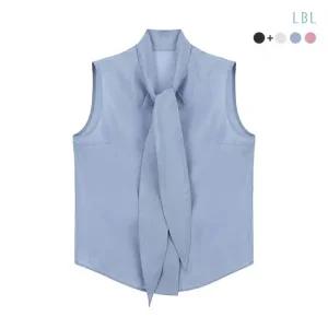 (런칭가 69,900원)25SS 텐셀 블렌디드 타이 블라우스 3종