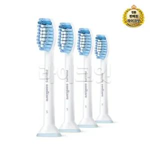 필립스 소닉케어 센서티브 HX6054/63 교체용 칫솔모 화이트