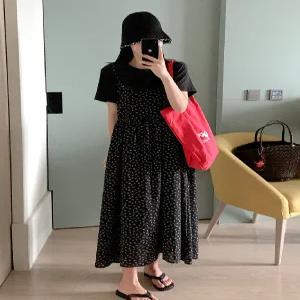 로랑 플라워 뷔스티에 롱 원피스 (one color)