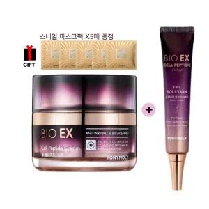 [롯데백화점]토니모리 바이오이엑스 셀 펩타이드 크림 (아이크림 본품+마스크팩5매 증정)