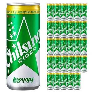 롯데 칠성사이다 245ml x 30캔