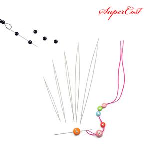비즈아트 DIY 비즈공예용 꿰임 바늘 배바늘 5개입 2종