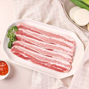[롯데백화점]아이고기 통삼겹살 슬라이스 1cm 2Kg