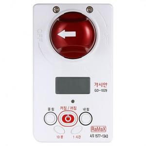 가시안 부저안내형 가스차단기 GD-1029, 화이트, 1개 one option