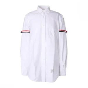 THOM BROWNE 톰브라운 RWB 암밴딩 옥스포드 셔츠 (MWL150E 06177 100)