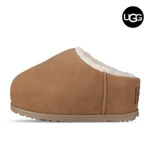 [UGG]어그 (W) UGG 펌프드 슬라이드 여성 겨울 방한 슬리퍼 모카신 1158215-CHE
