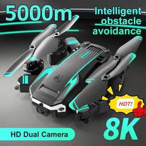 FPV RC 드론 8K UHD 전문 듀얼 카메라 GPS 120 ° 각도 사진 쿼드콥터 장애물 회피 항공
