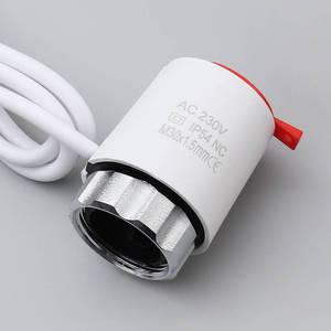온열 발열 230V 바닥 난방용 전기 열 액추에이터 상시 닫힘 NC M30 x 1 5mm TRV 온도 조절 라디에이터 밸브
