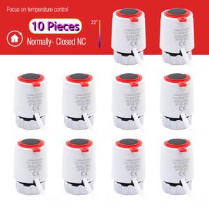 온열 바닥 난방용 전기 열 액추에이터 TRV 온도 조절 라디에이터 밸브용 정상 NC M30 1 5mm 230V 1/5/10 개