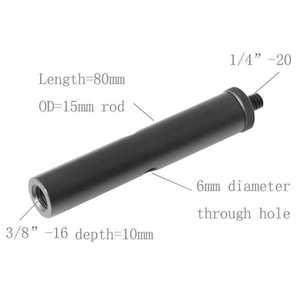 카메라 캠코더용품 로드 시스템용 사진 키트 수 1/4 스레드-암 3/8 마운트 연결 나사 길이 80mm 5D2 5D3
