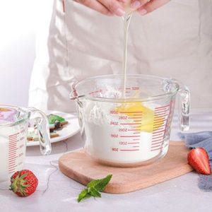 [기타]유리 YGGZDOAU 눈금컵 500ML 이유식 비커 계량컵 계량용품 내열