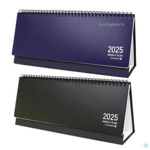 2025 위클리 플래너 캘린더 주간스케줄러 블랙+네이비