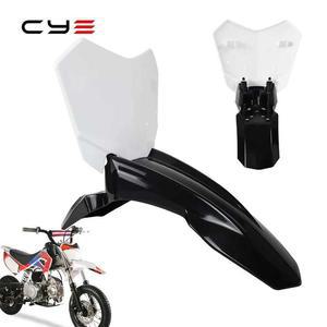자전거 흙받이 오토바이 예비 부품 CRF 50 프론트 휠 머드가드 번호판 KAYO 더트