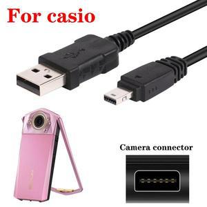 오디오 AD-C53U 충전기 및 동기화 데이터 케이블 CASIO Exilim 카메라 ZR5 ZR51 ZR41 EX- ZR2 0 ZR3 ZR1