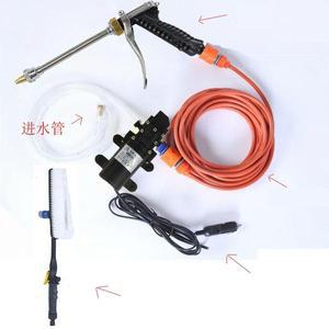 기 세차 12V 차 건 펌프 고압 관리 휴대용 세탁기 전기 청소 자동