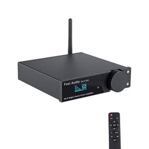 Fosi 오디오 DA2120A Bluetooth 5.0 DAC 하이파이 스테레오 리시버 오디오 앰프 지원 aptX 2.1 CH 통합 클래스 D 디지털 파워 앰프(리모컨이 포함된 패시브 스피커 액티브 서브우퍼)