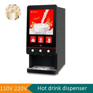 상업용 핫 드링크 자동 자판기, 하이 퀄리티 인스턴트 커피 메이커, 3 가지 맛, 스마트 110V, 220V, 디펜서