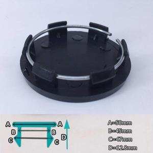 4개/대 50mm 자동차 휠 센터 허브 스티커 50cm 캡 장식 액세서리 ForAlfa Romeo Giulietta
