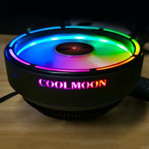 LED CPU 쿨러 냉각 팬 PC 120mm 라디에이터 LGA 775 1150 1151 1155 1156 1366 X79 X99 2011 AMD AM3/4