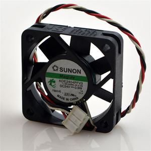 오일 슬리브 베어링 냉각 FAN Sunon KDE2404PFV3 DC 24V 0.9W 4cm 4010 40x40x10mm