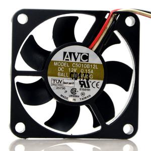 이중 볼 베어링 냉각 FAN AVC C5010B12L DC 12V 0.15A 4500RPM 5cm 5010 50x50x10mm