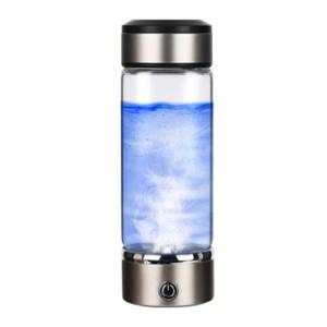충전식 수소수 발생기, 항산화 ORP H2 알칼리 물 이온화 병, 수소 풍부한 물컵, 420ml