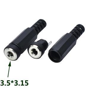 암컷 DC 전원 잭 플러그 소켓 어댑터 커넥터 수리 도구용 3.5x1.35mm 5 개