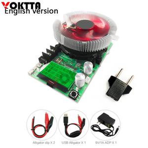 호환 조정 가능한 정전류 전자 부하 배터리 USB 테스터 납산 리튬 방전 용량 계량기 200V 150W DC 12V 24V
