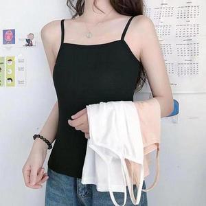 [셀러허브]여자속옷 캐미솔 검정색 끈 브라렛 이너 나시 (3i9mE) (S31472705)