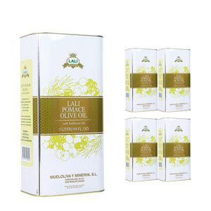 라리 블렌딩오일 5L(포마스50/해바라기유35/버진15) 한박스 (5L x 4ea)