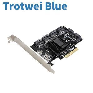 PCIE SATA 3.0 하드 디스크 확장 카드, NAS Synology, MAC, LINUX 지원, 6 포트