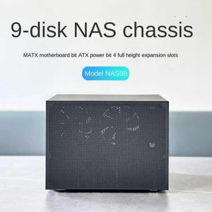 PC케이스 섀시 8 베이 9 M 마더보드 ATX 전원 공급 장치 그룹 홈 랙 AIO 서버 전체 높이