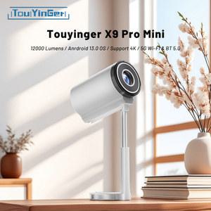 가정용 빔프로젝터 미니 휴대용 Touyinger 네이티브 1080P 스마트 프로젝터 4K 안드로이드 13 비디오 WiFi 블루투스 시어터
