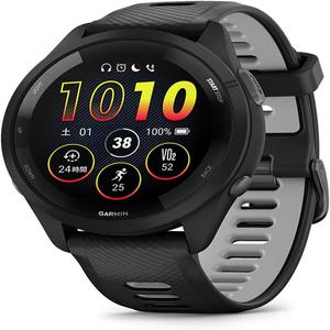 GARMIN가민 GPS 러닝 워치 Forerunner 265 Music 롱 배터리 초경량 고정밀 AMOLED 터치 디스플레이 앱과 제