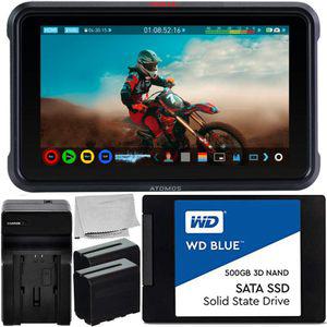 Atomos Ninja V 5인치 4K HDMI 녹화 모니터 WD Blue 500GB Sata SSD 필수 번들