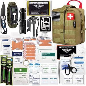 에버릿 파우치 응급 처치 키트 IFAK 생존 전술 EMT 가방 외상 의료 Molle EDC