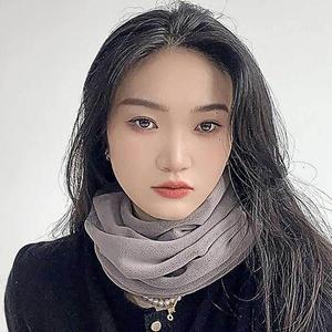 [RGO4198S]넥워머 히트온 플리스 애쉬그레이 방한 워머