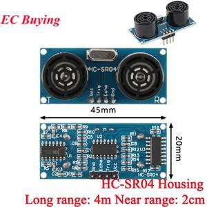 초음파 센서 HC-SR04 HCSR04 초음파 검출기 범위 모듈, 거리 측정 트랜스듀서 센서, 2-400cm, 3mm 쉘