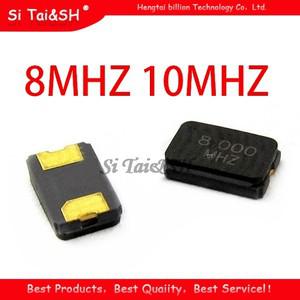 10pcs 8MHZ 10MHZ 11.0592MHZ 12MHZ 13.56MHZ 16.000MHZ 20MHZ 24MHZ 8.000MHZ 16MHz 2Pin 5032 smd 석영