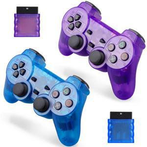 Playstation 2 용 Sony 게임 컨트롤러 무선 패드 PC 듀얼 진동이있는 USB 제어