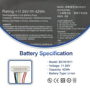 호환 X ASUS C31N1911 VivoBook K413 X413 B31N1911 X413FF 배터리 F413 14 X421DA Flip M413DA 노트북 M413 TM420IA